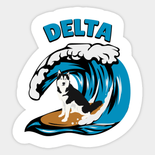 Delta Wave Sticker